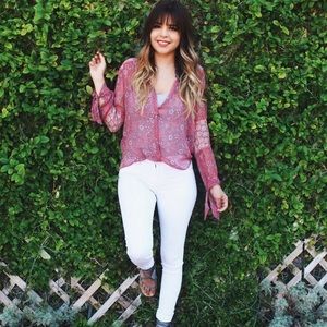 Floral Silk Rebecca Taylor Blouse